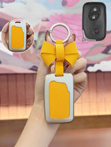 Lexus Key Fob Cover with Leather & Metal Frame