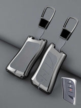 Vintage Leather Metal Alloy Lexus Key Cover