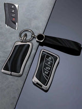 Vintage Leather Metal Alloy Lexus Key Cover