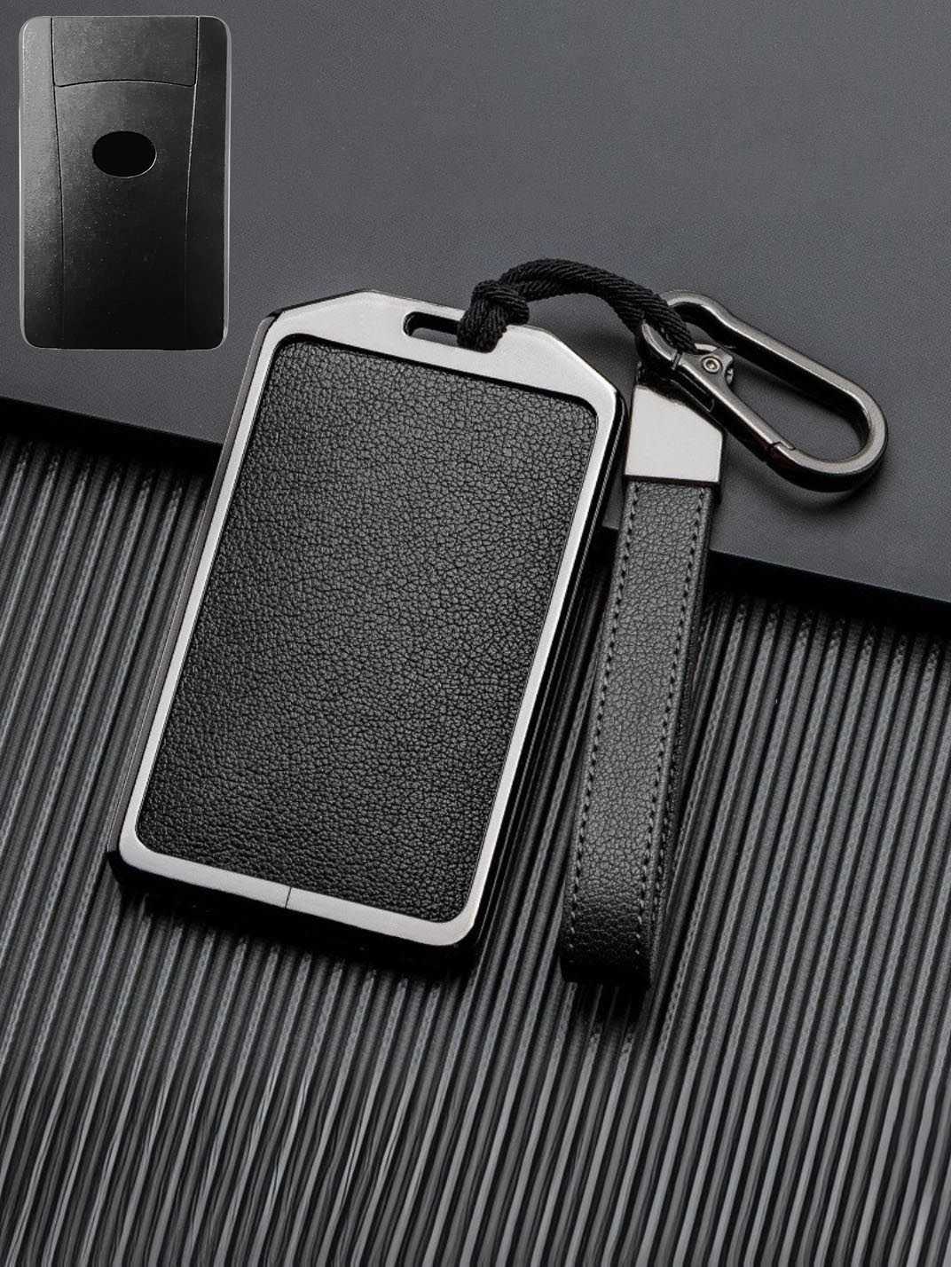 Lexus Key Fob Cover with Leather & Metal Frame