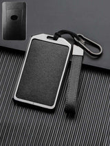 Lexus Key Fob Cover with Leather & Metal Frame