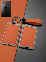 Vintage Leather Metal Alloy Lexus Key Cover