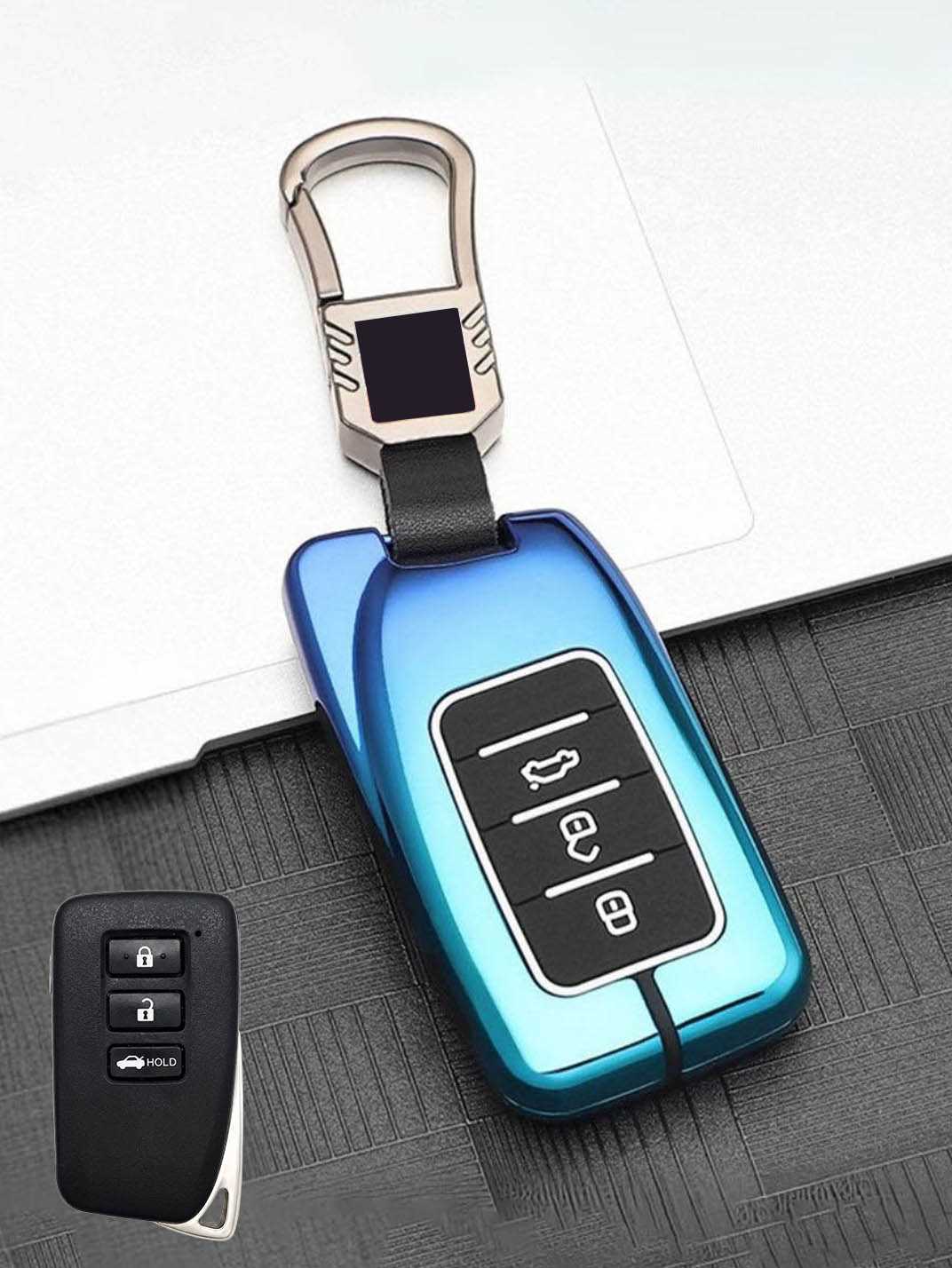 Luxury Colored Alloy Lexus Key Fob Case
