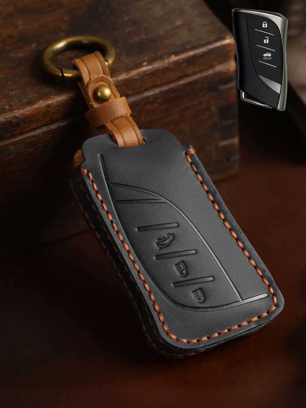 Premium Genuine Leather Lexus Key Cover