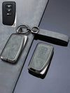Vintage Leather Metal Alloy Lexus Key Cover