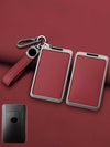 Lexus Key Genuine Leather & Metal Frame
