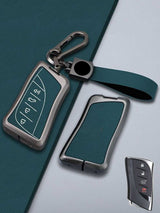 Lexus Key Genuine Leather & Metal Frame