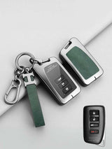 Vintage Leather Metal Alloy Lexus Key Cover