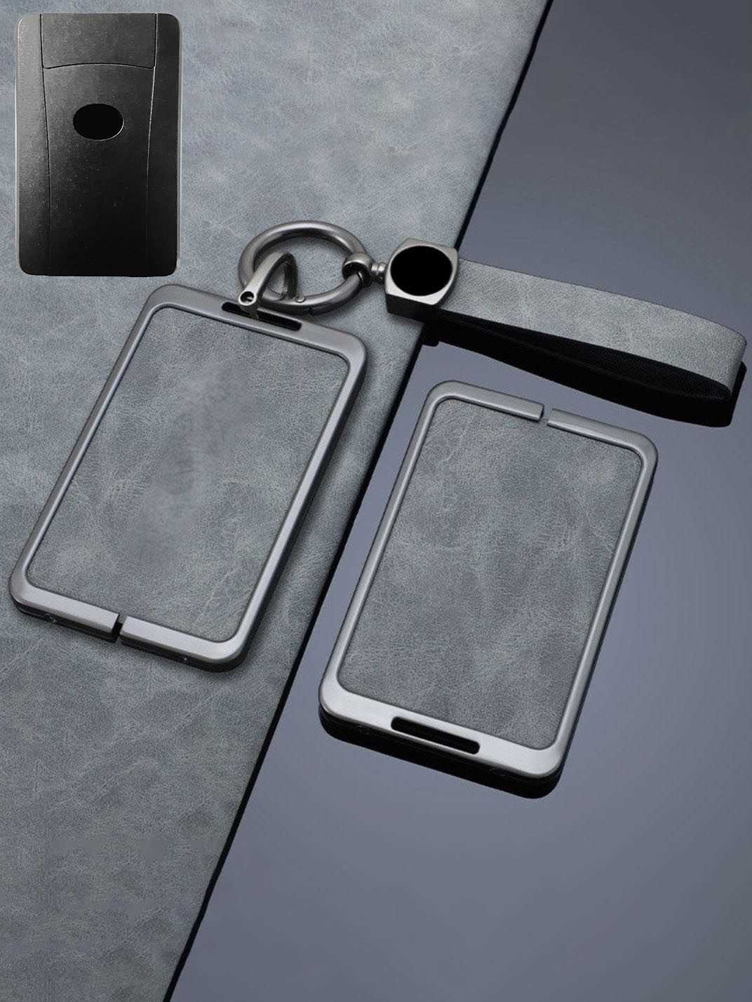 Vintage Leather Metal Alloy Lexus Key Cover