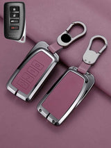 Lexus Key Fob Cover with Leather & Metal Frame