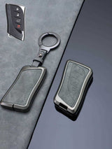 Vintage Leather Metal Alloy Lexus Key Cover
