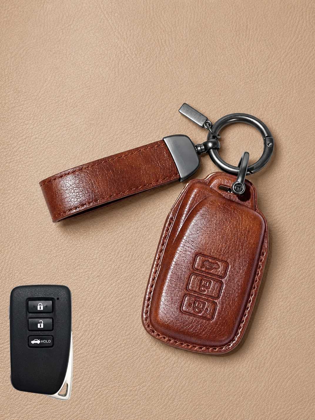 Premium Genuine Leather Lexus Key Cover