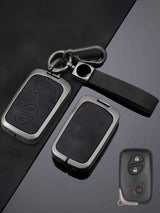Vintage Leather Metal Alloy Lexus Key Cover