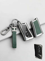 Vintage Leather Metal Alloy Lexus Key Cover