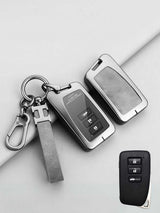 Vintage Leather Metal Alloy Lexus Key Cover
