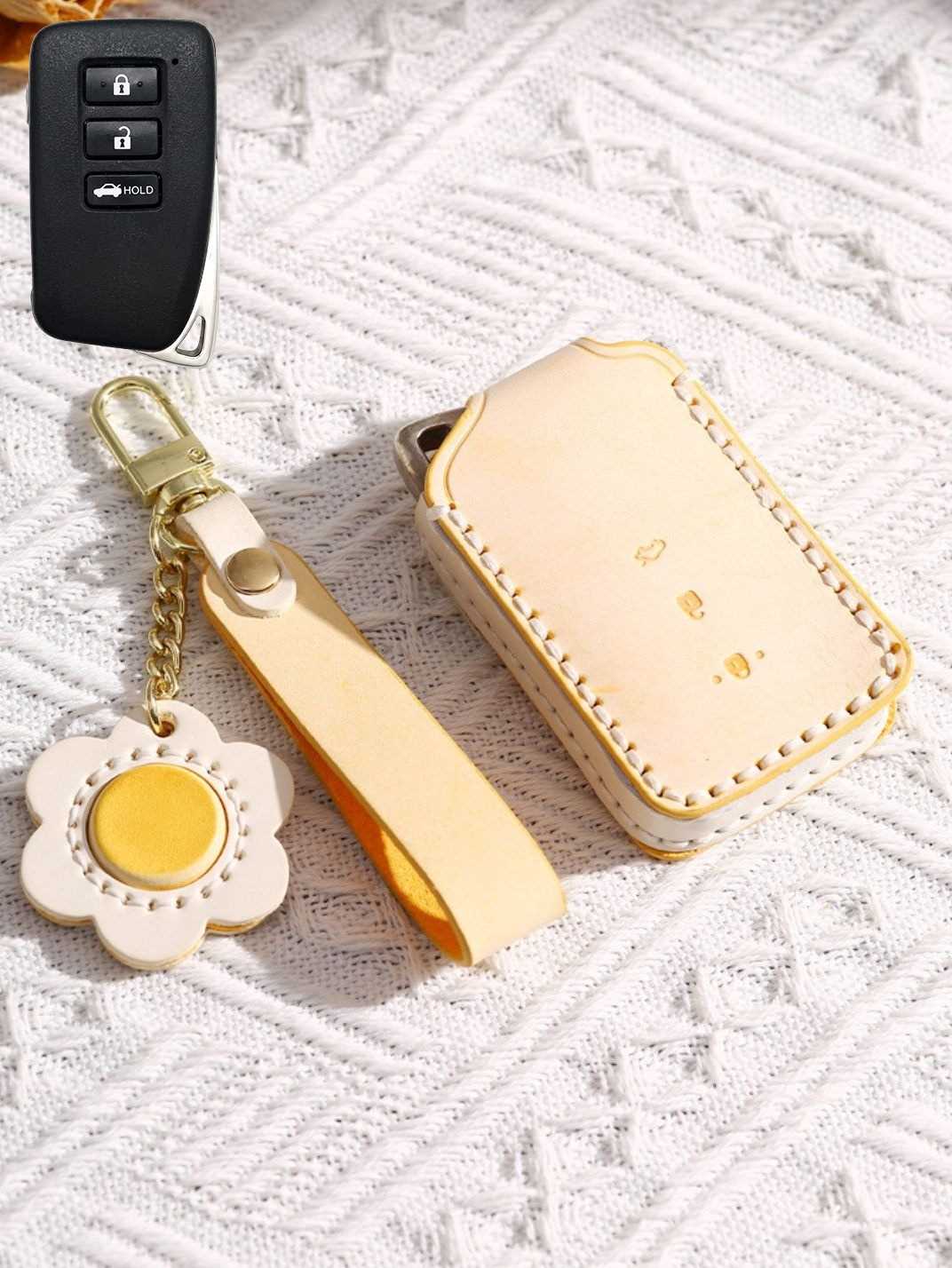 Premium Genuine Leather Lexus Key Cover
