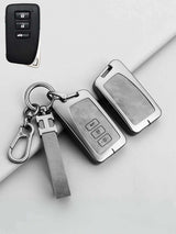 Vintage Leather Metal Alloy Lexus Key Cover