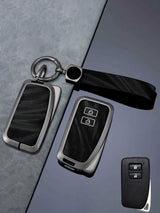 Vintage Leather Metal Alloy Lexus Key Cover