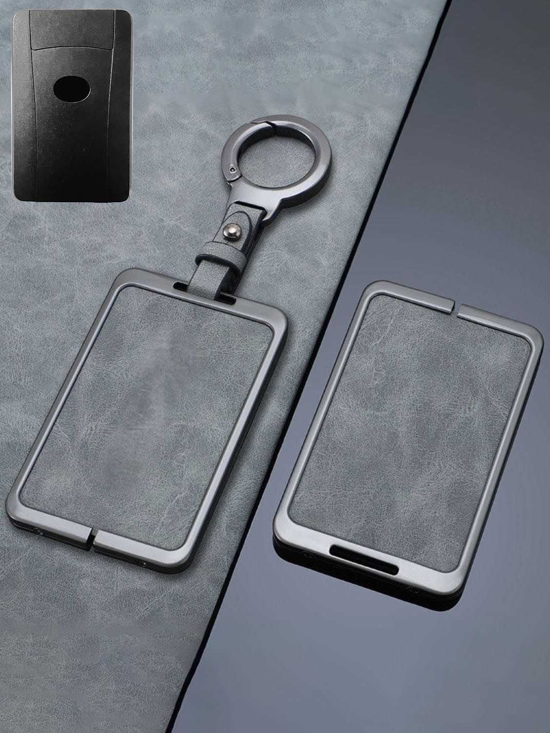 Vintage Leather Metal Alloy Lexus Key Cover
