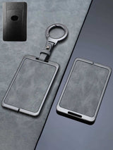 Vintage Leather Metal Alloy Lexus Key Cover