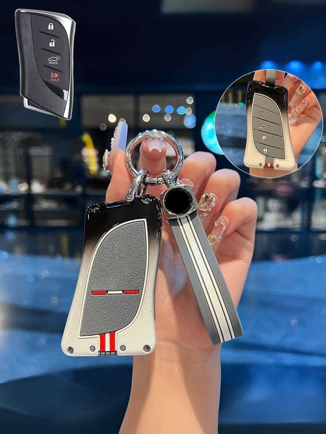 Luxury Colored Alloy Lexus Key Fob Case