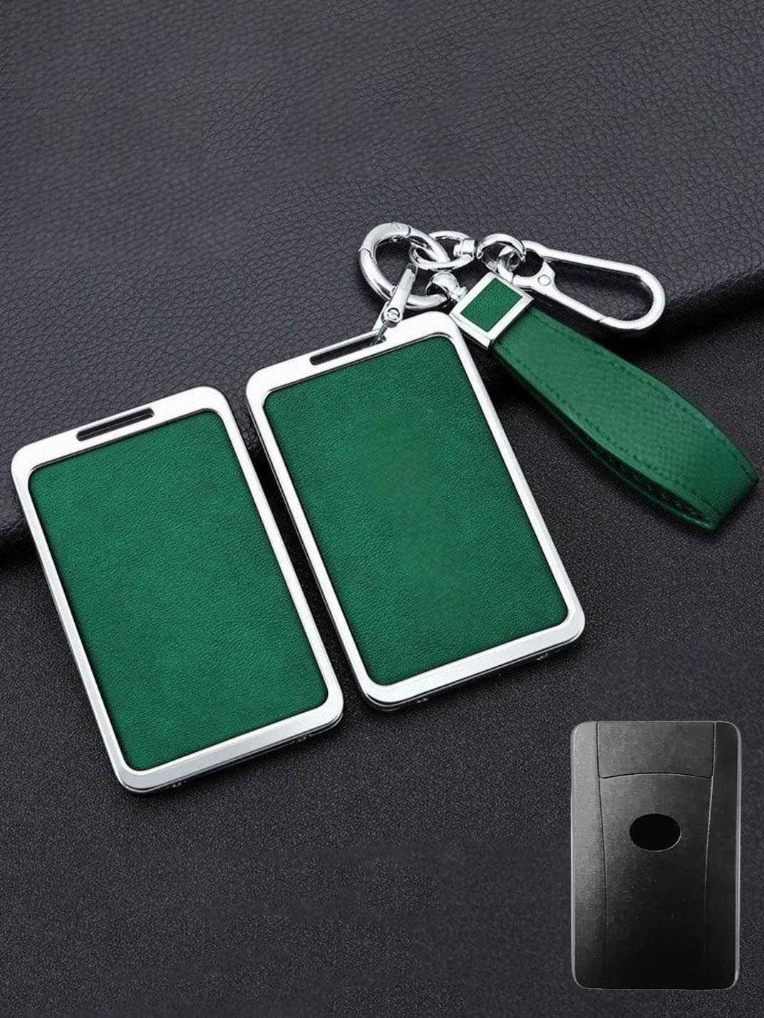 Lexus Key Fob Cover with Leather & Metal Frame
