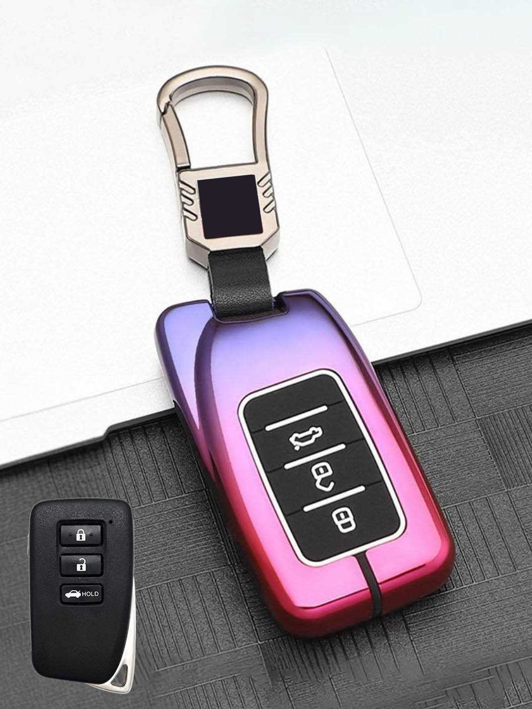 Luxury Colored Alloy Lexus Key Fob Case