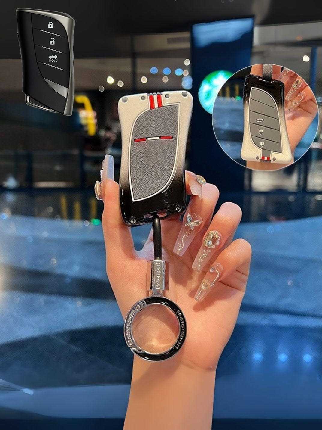 Luxury Colored Alloy Lexus Key Fob Case