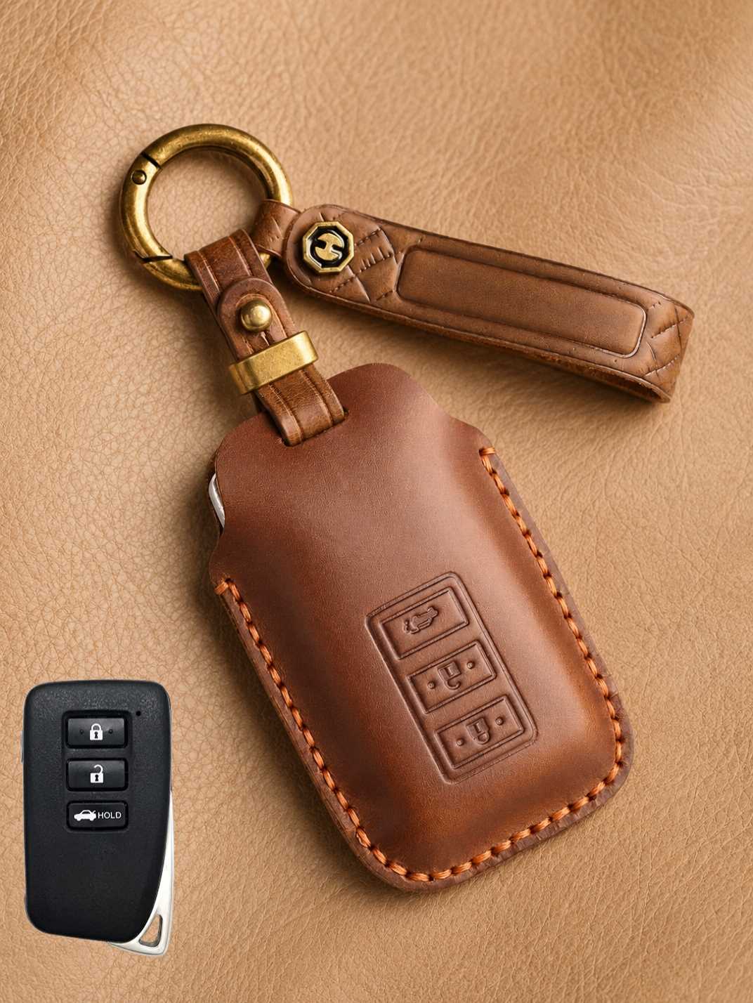 Premium Genuine Leather Lexus Key Cover