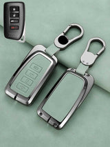 Vintage Leather Metal Alloy Lexus Key Cover