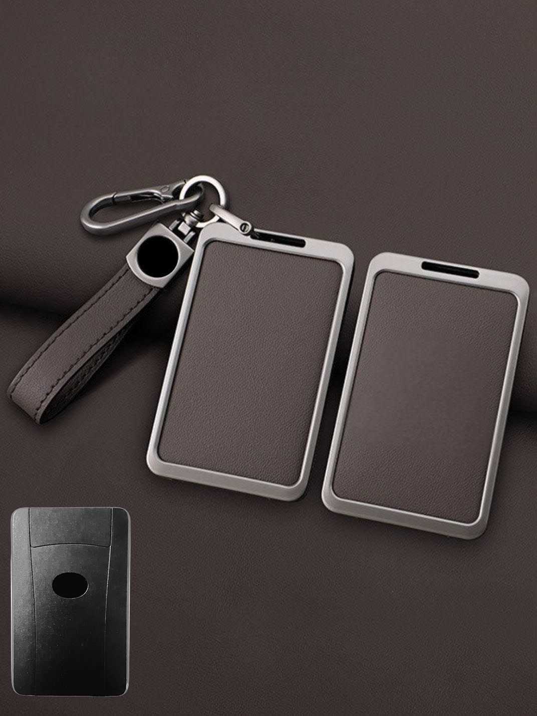 Lexus Key Genuine Leather & Metal Frame