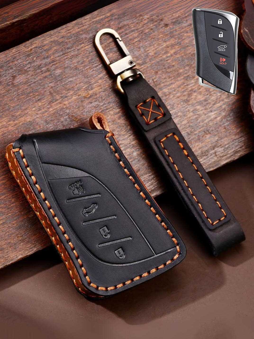 Premium Genuine Leather Lexus Key Cover
