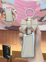 Lexus Key Fob Cover with Leather & Metal Frame