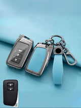 Lexus Key Fob Cover with Leather & Metal Frame