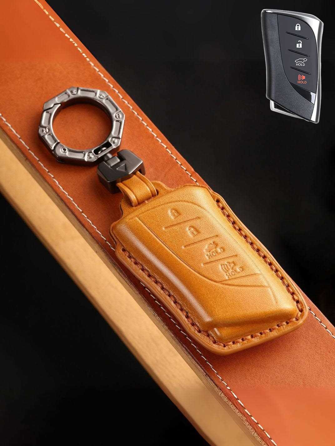 Premium Genuine Leather Lexus Key Cover