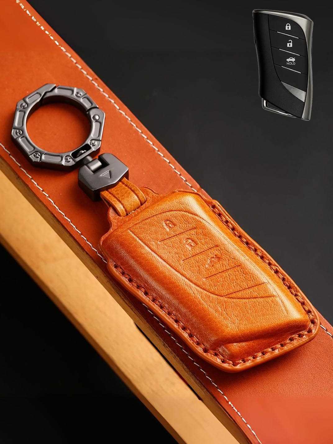 Premium Genuine Leather Lexus Key Cover