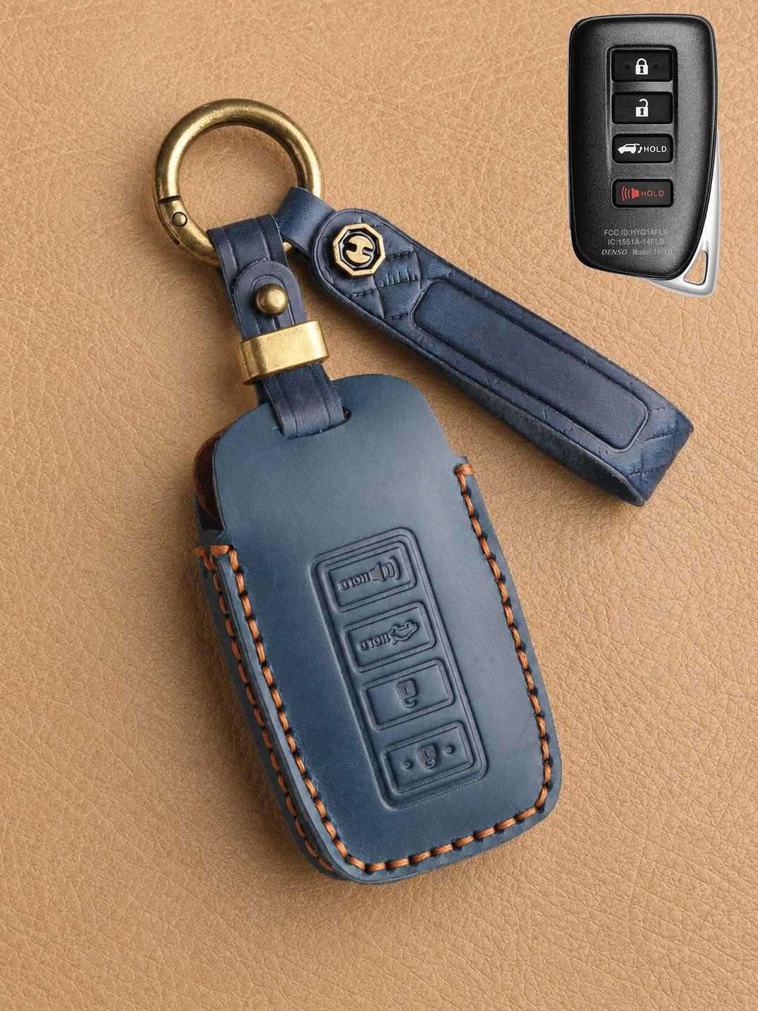 Premium Genuine Leather Lexus Key Cover
