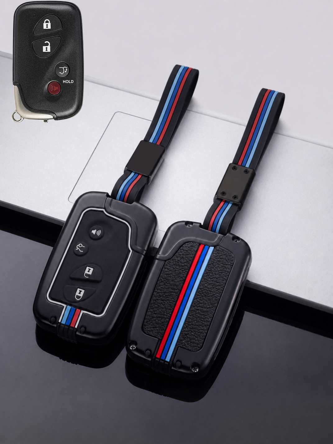 Luxury Colored Alloy Lexus Key Fob Case