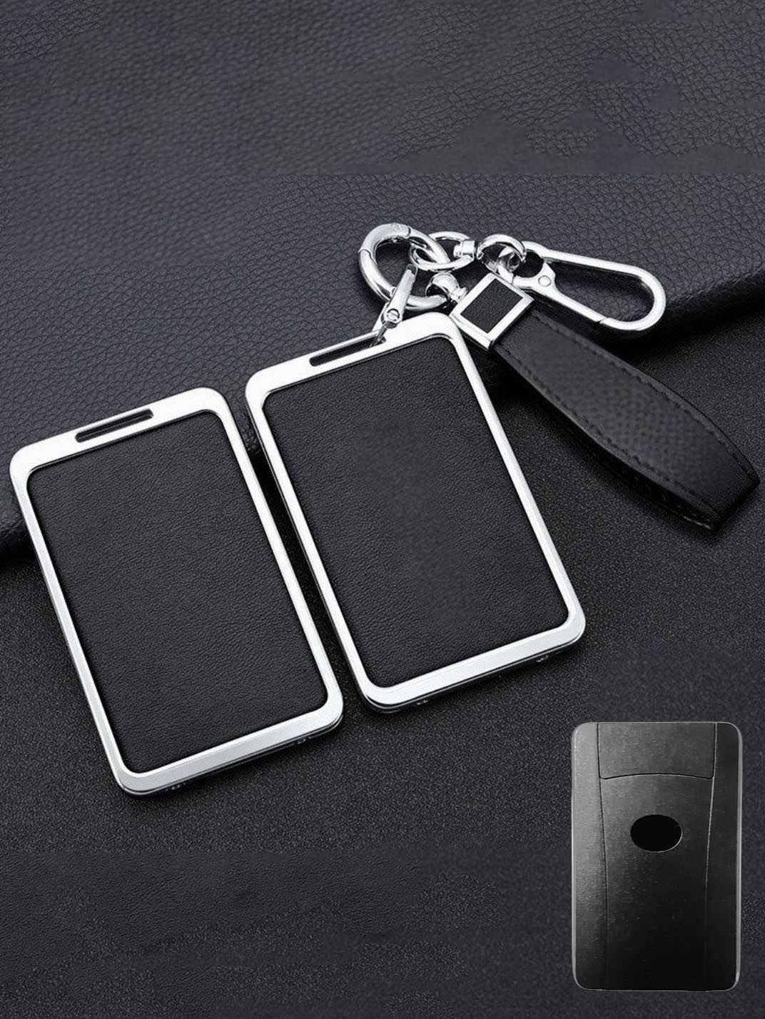 Lexus Key Fob Cover with Leather & Metal Frame