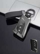Vintage Leather Metal Alloy Lexus Key Cover