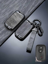 Lexus Key Genuine Leather & Metal Frame
