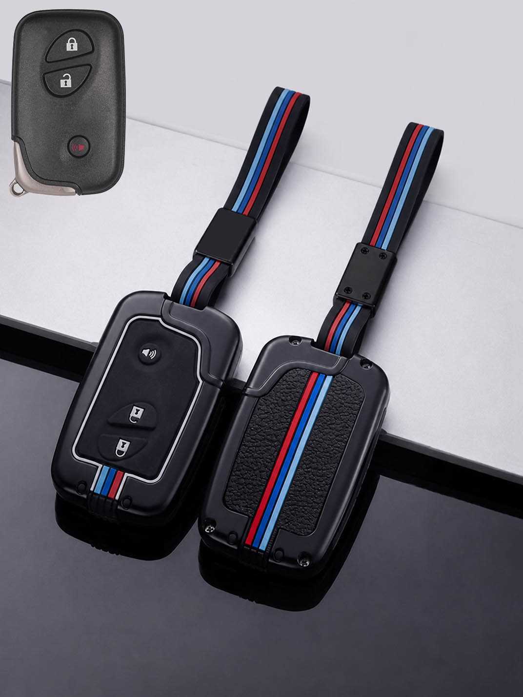 Luxury Colored Alloy Lexus Key Fob Case