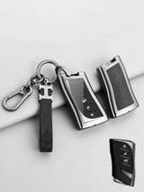 Vintage Leather Metal Alloy Lexus Key Cover