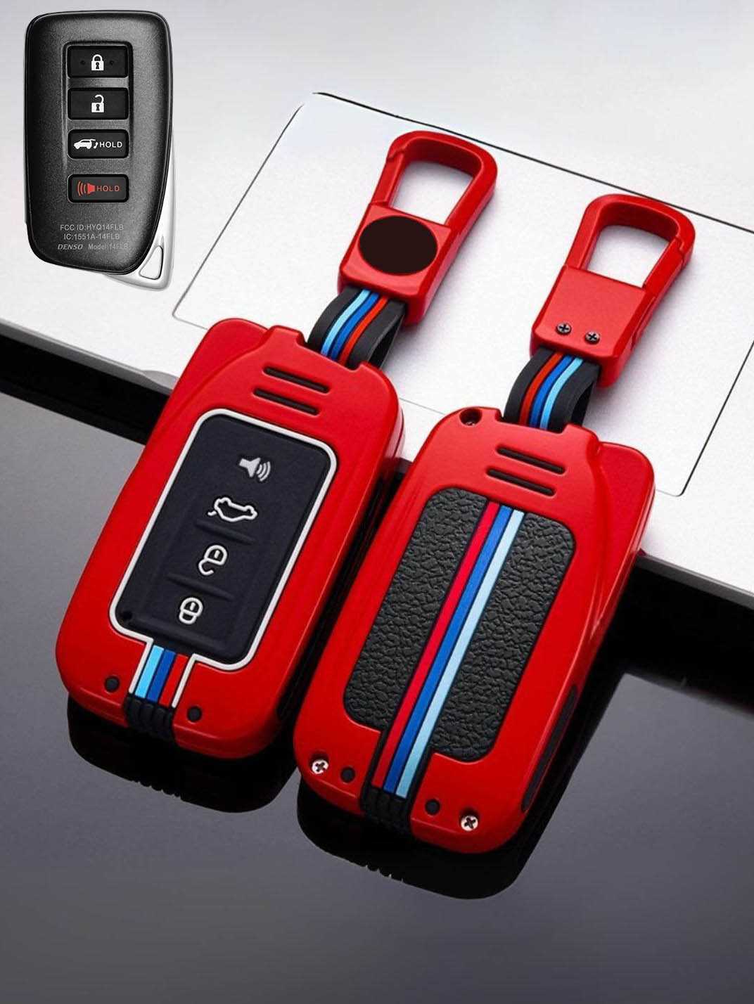 Luxury Colored Alloy Lexus Key Fob Case