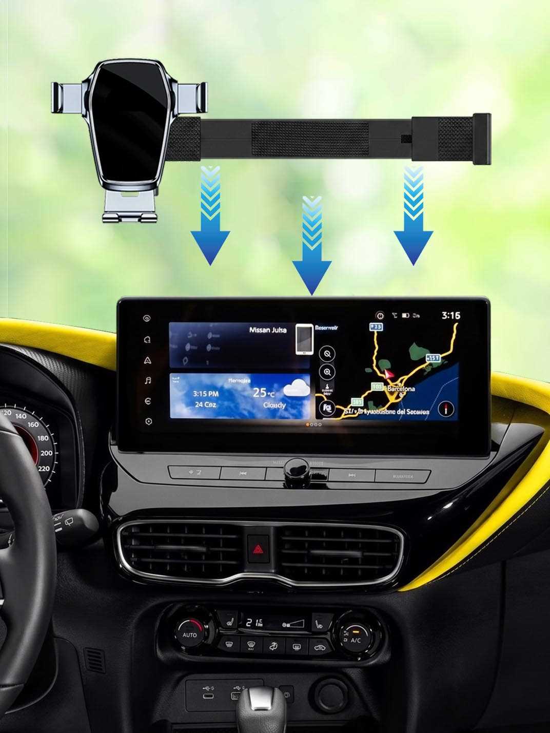 Martoffes™ Nissan-Telefonhalter