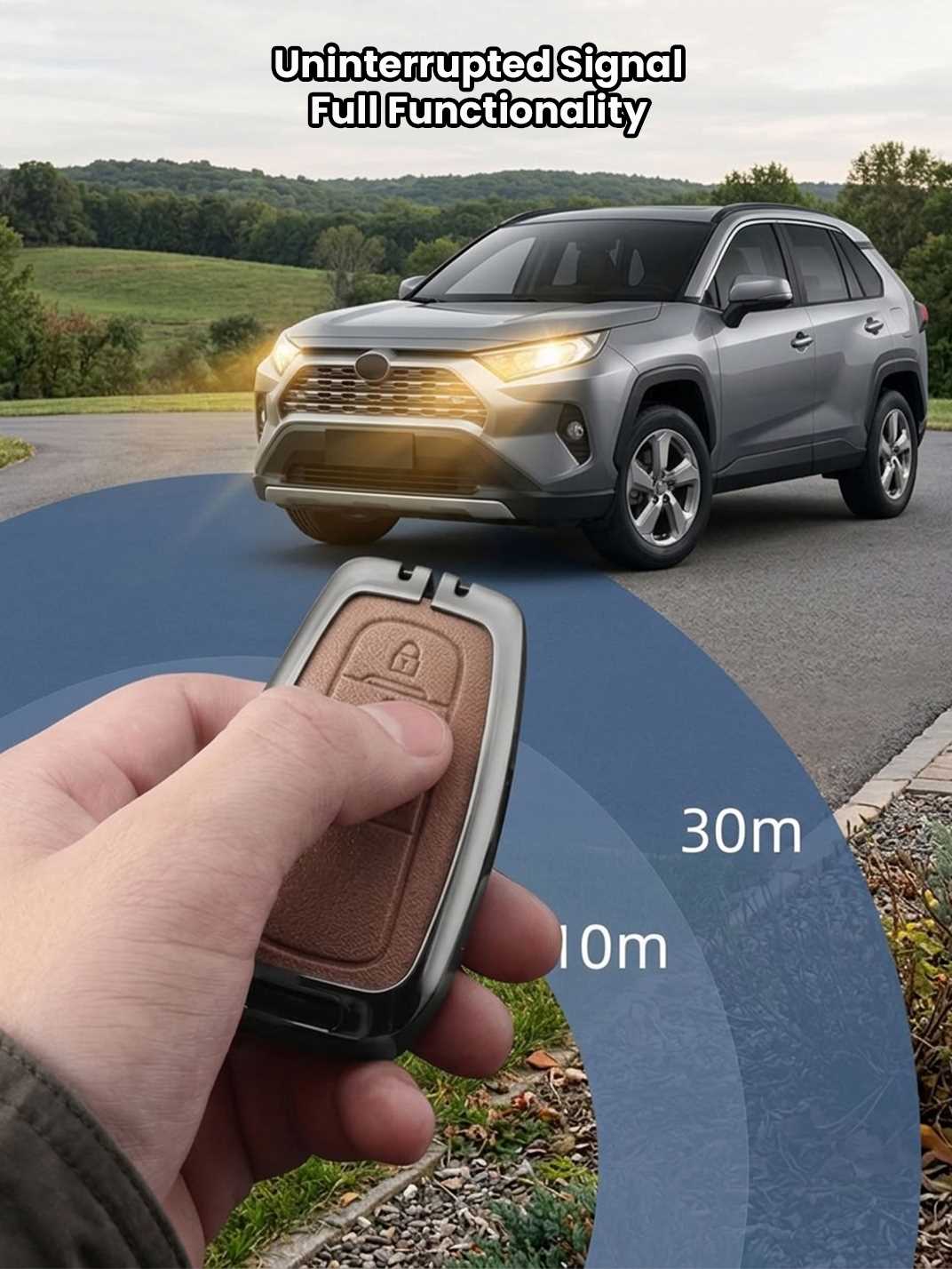 Genuine Alcantara Toyota Key Fob Cover