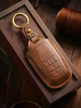 Premium Genuine Leather Toyota Key Cover