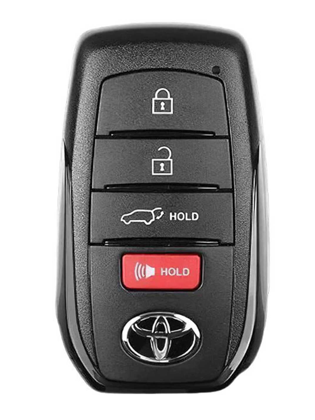 Visible Button Toyota Key Protector Shell