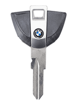 BMW Motorcycle Key Genuine Leather & Metal Frame