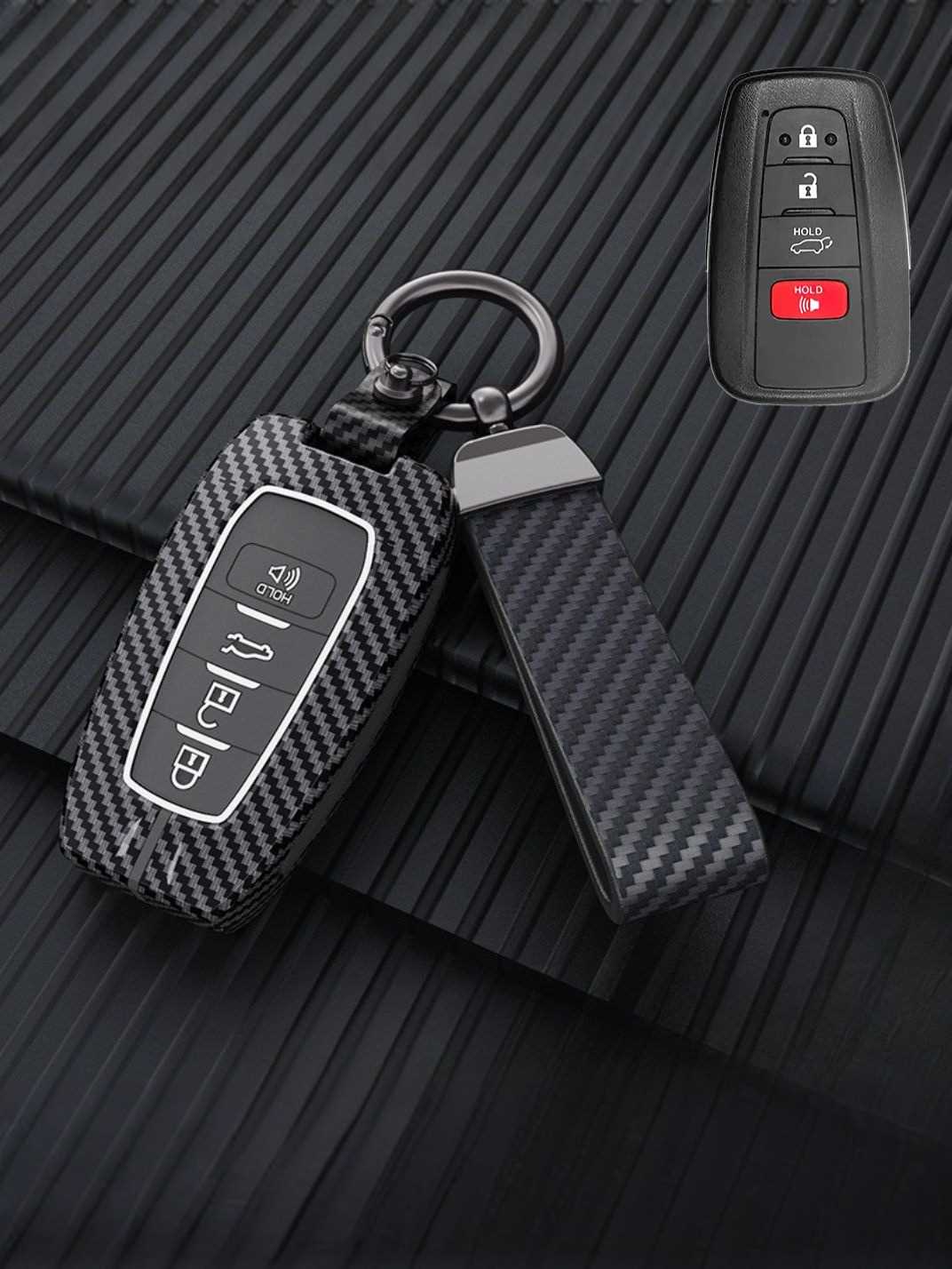 Luxury Colored Alloy Toyota Key Fob Case